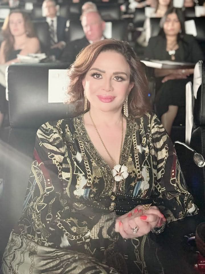 أحمد حلمي وإلهام شاهين وهيثم دبور في مهرجان هوليوود للفيلم العربي