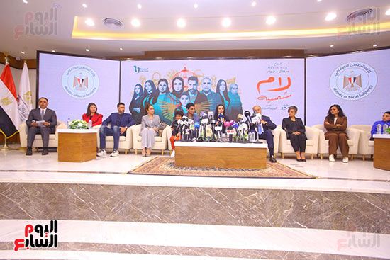 وزيرة التضامن تشكر الشركة المتحدة للخدمات الإعلامية على إنتاج مسلسل لام شمسية