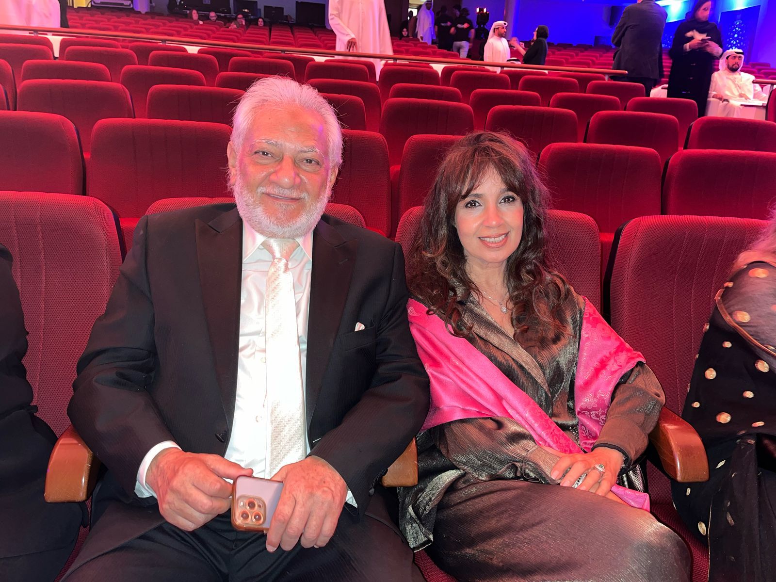 هانى رمزى وشيرى عادل والصريطى ومازن الغرباوى فى افتتاح مهرجان الفجيرة