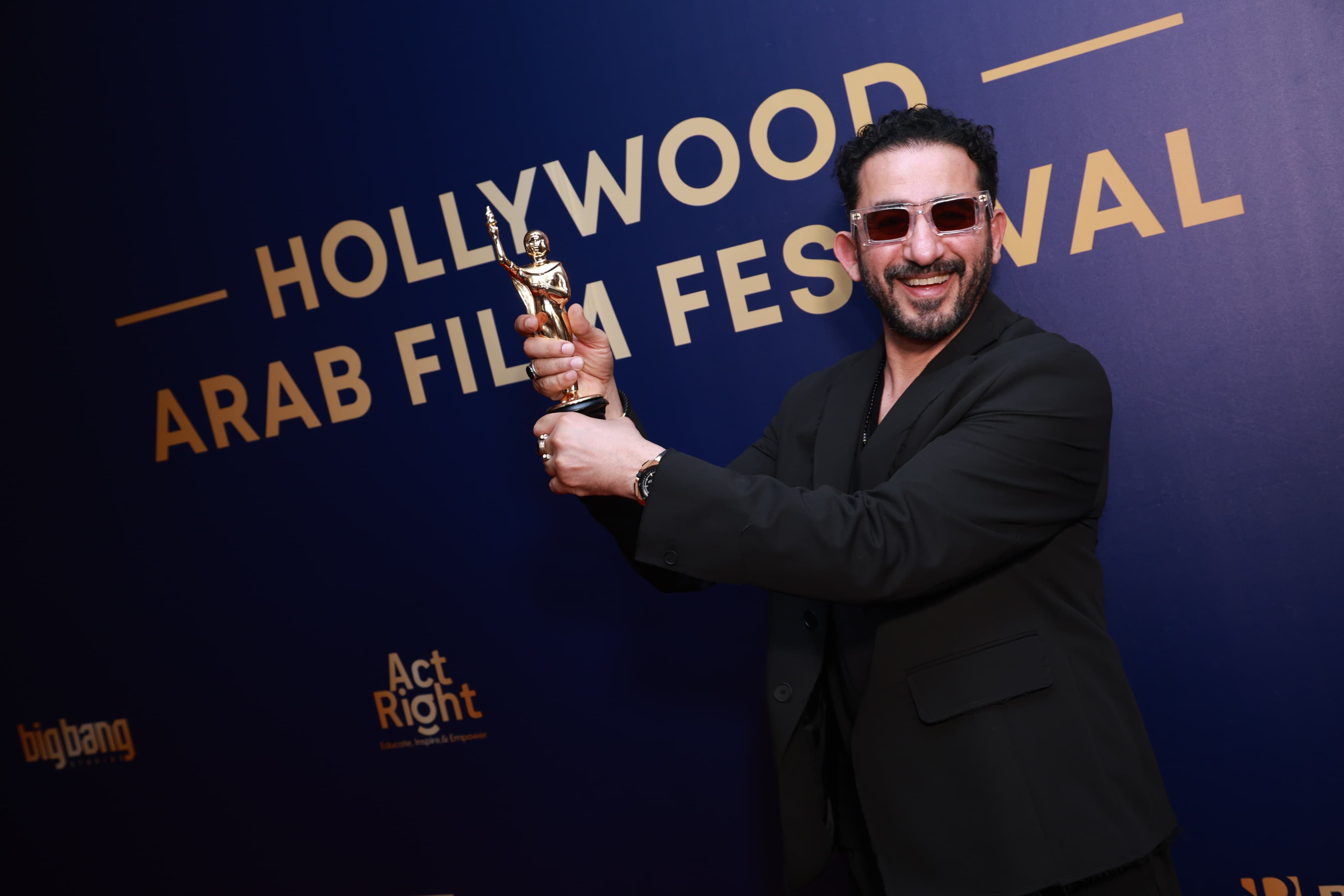 أحمد حلمي من مهرجان هوليوود للفيلم العربي: فخور إني مصري بتكرم في أمريكا