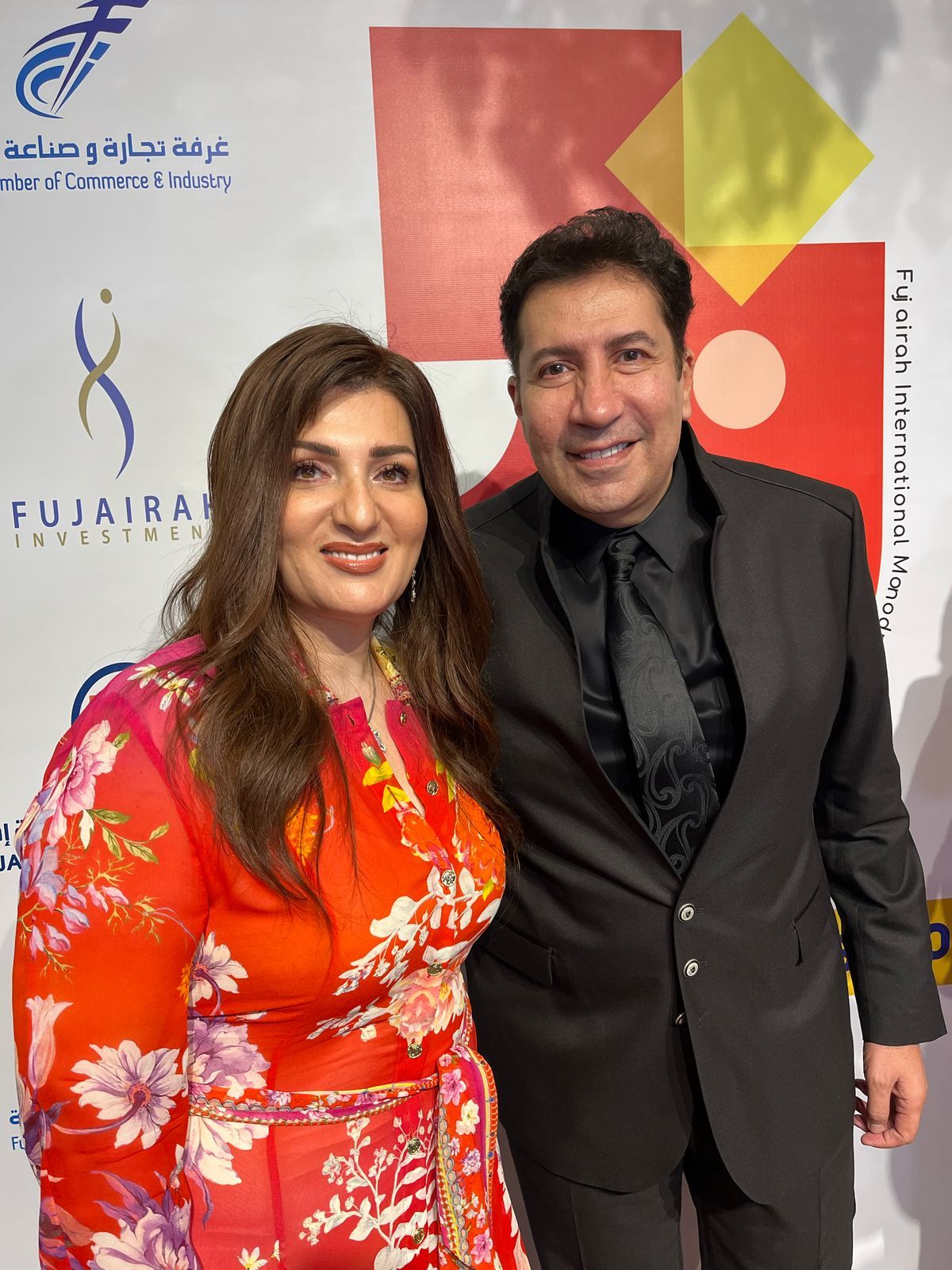 هانى رمزى وشيرى عادل والصريطى ومازن الغرباوى فى افتتاح مهرجان الفجيرة