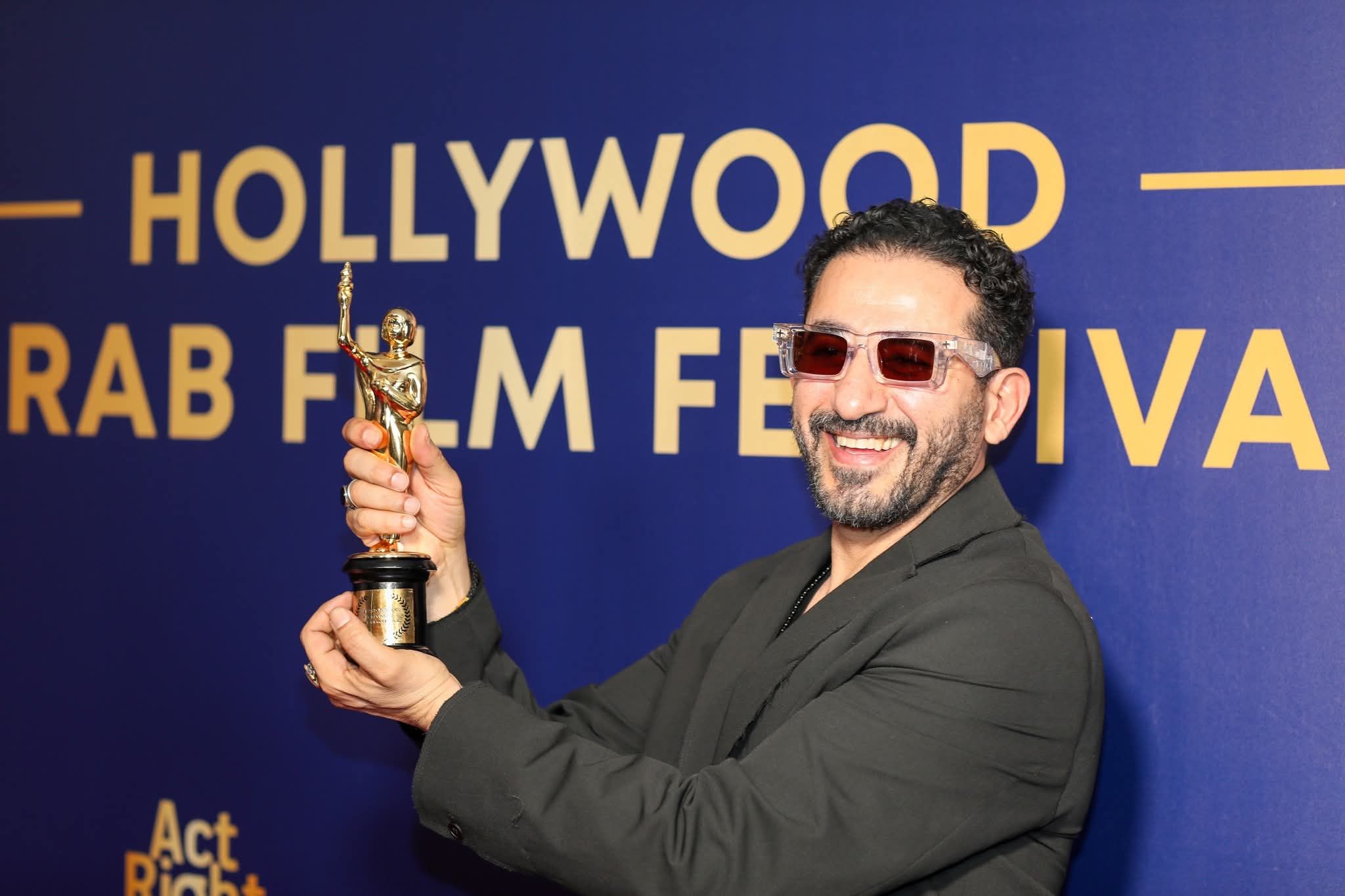 تكريم أحمد حلمى فى افتتاح مهرجان هوليوود السينمائى بدورته الرابعة