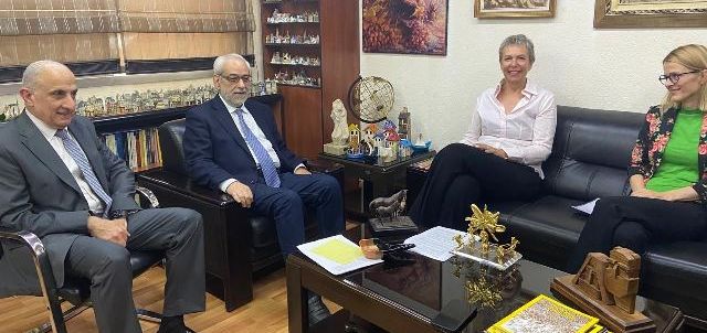 بقرادونيان ناقش مع سفيرة سويسريا الأوضاع العامة وسبل إيجاد حلول للمشاكل المطروحة