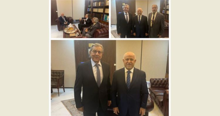 قبلان قبلان عرض مع بوشامة للمستجدات والعلاقات بين لبنان والجزائر