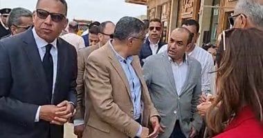 مستشار الرئيس للتنمية المحلية ومحافظ الجيزة يتفقدان تطوير المنطقة الأثرية