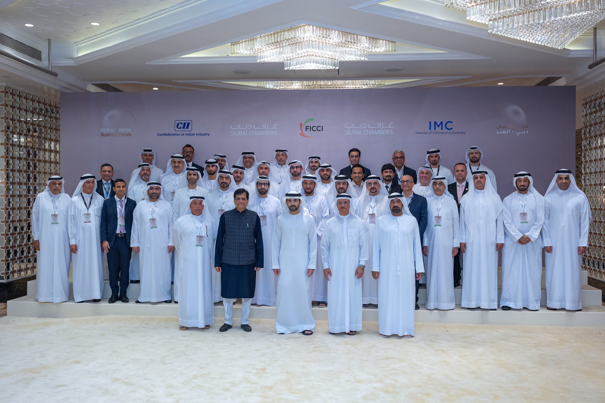 الامارات | حمدان بن محمد: من أبوظبي إلى نيودلهي ومن دبي إلى مومباي نبني جسوراً من الصداقة والتعاون