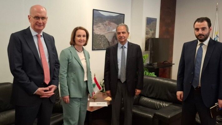 الصدي يلتقي وزيرة المانية وسفيري البرازيل والنمسا
