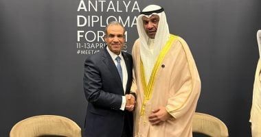 وزيرا خارجية مصر والكويت يبحثان الوضع فى غزة خلال منتدى أنطاليا