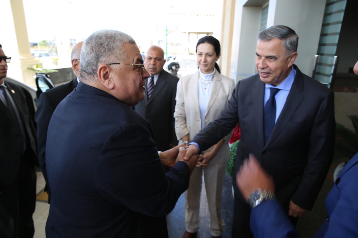 وزير العدل يفتتح مكتب توثيق الشهر العقارى بمجمع محاكم مجلس الدولة بالإسكندرية