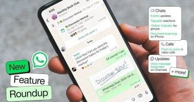 تكنولوجيا: واتساب يضيف 12 ميزة جديدة.. "تصوير المستندات" أبرزها