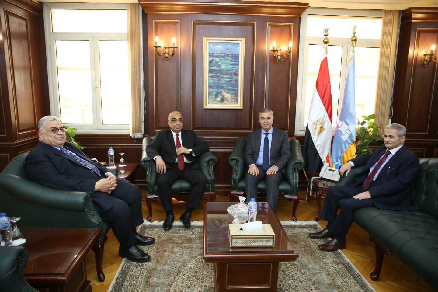 وزير العدل يفتتح مكتب توثيق الشهر العقارى بمجمع محاكم مجلس الدولة بالإسكندرية