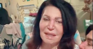 نجوى فؤاد فى الظهور الأول بعد تعرضها لكسر بيديها ولقاء سويدان أول من زارها.. فيديو