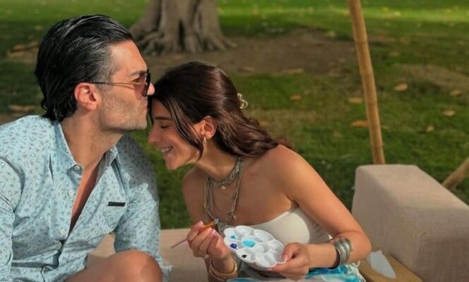 الليلة حفل زواجهما.. إليكم أجمل صور نارين بيوتي ورامي سامو