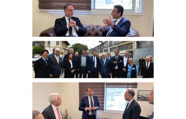 وزيرا الأشغال والثقافة تفقدا مشروع إعادة ترميم مباني ومقطورات محطة مار مخايل في بيروت