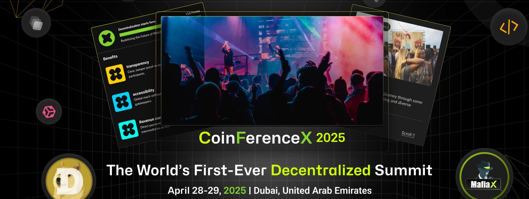 حدث “CoinFerenceX”: أول فعالية ويب 3 لامركزية متوقع أن تُحدث ثورة في الصناعة
