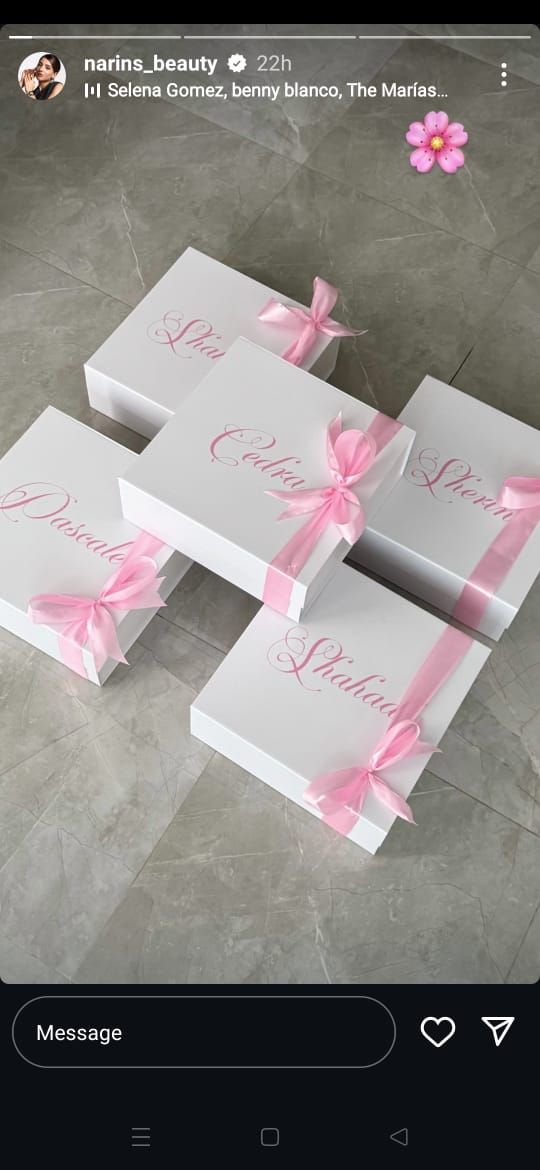 نارين بيوتي تستعد لزفافها وتكشف عن مصمم فستان الزفاف