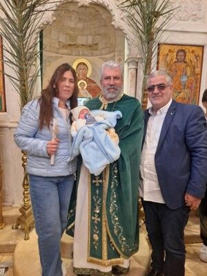 الأب معلوف ترأس قداس احد الشعانين في زحلة