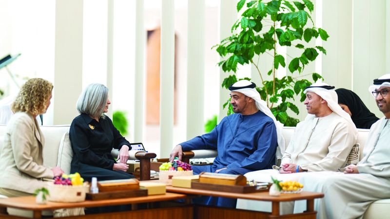 الامارات | رئيس الدولة يستقبل وفداً من الكونغرس الأميركي