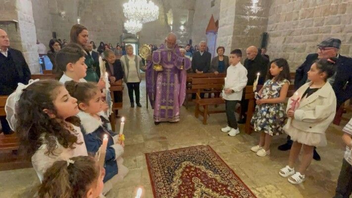 قداديس أحد الشعانين عمت مناطق حاصبيا والعرقوب