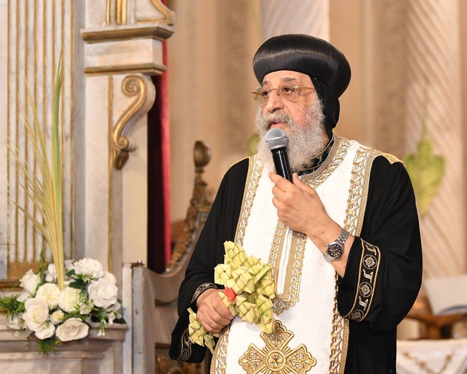 "مَلِّك المسيح على قلبك وتُب عن خطاياك.. أبرز رسائل البابا فى قداس أحد الشعانين بالإسكندرية