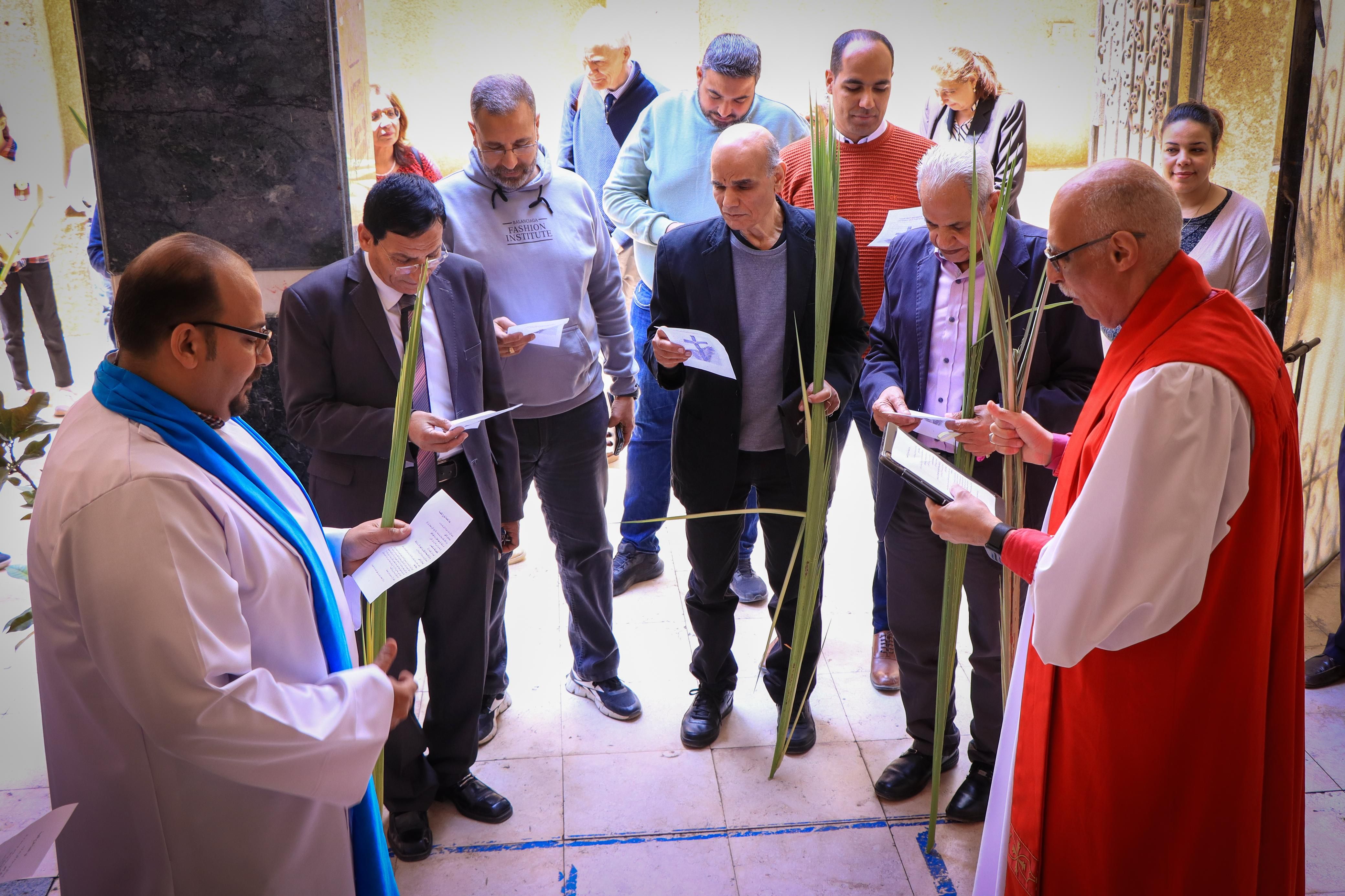 رئيس الكنيسة الأسقفية: المسيح دخل أورشليم حاملا رسالة السلام رغم علمه بالصليب