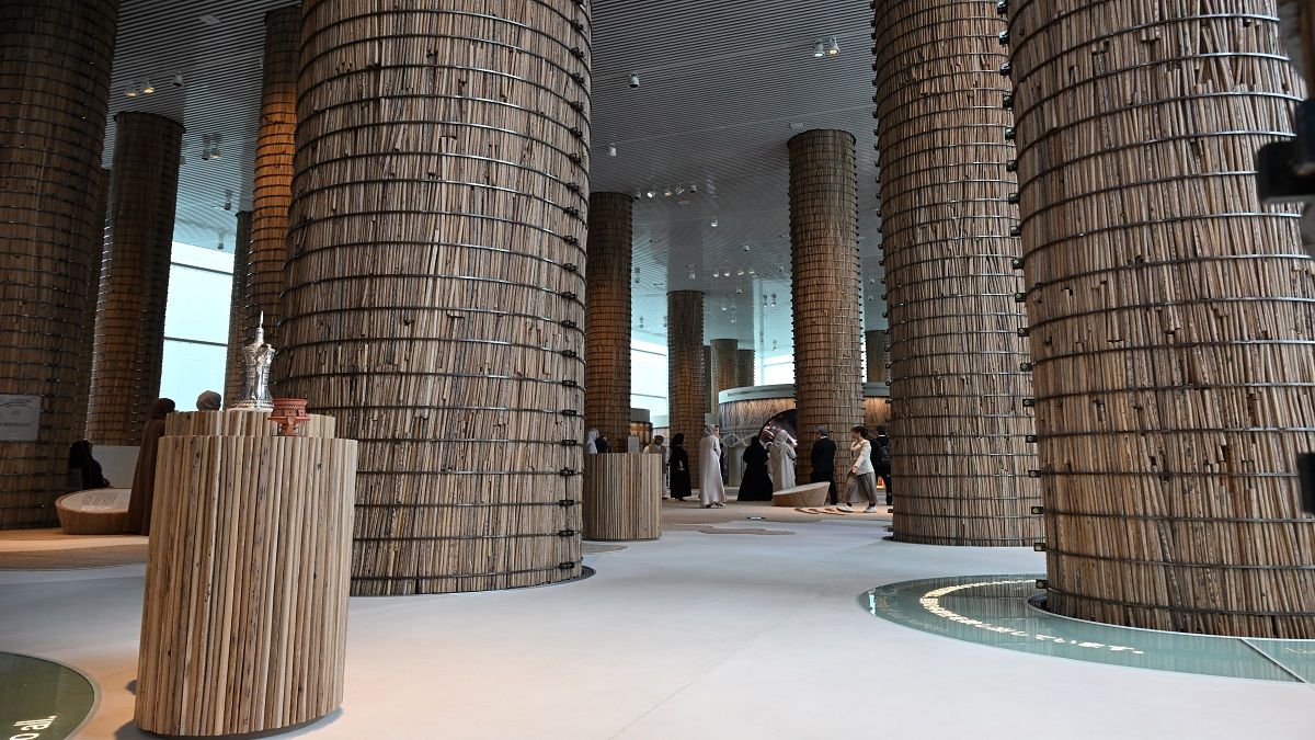 الامارات | الإمارات تروي حكايتها للعالم في «إكسبو أوساكا» بمليونين من جريد النخيل