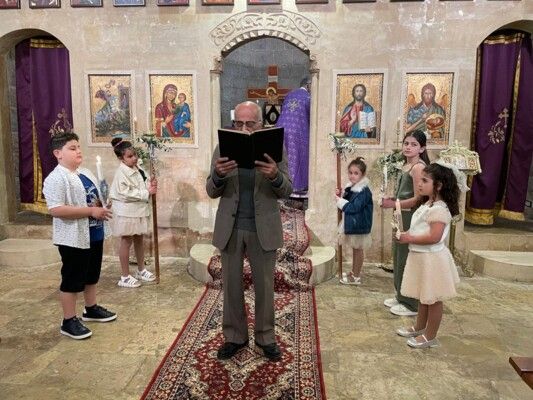 قداديس أحد الشعانين عمت مناطق حاصبيا والعرقوب