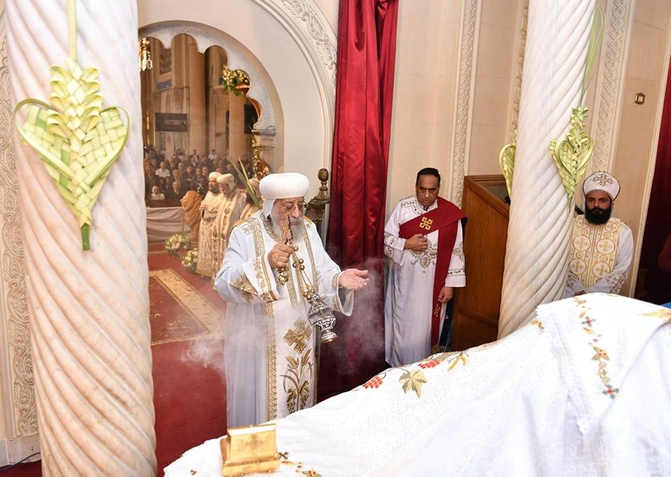 "مَلِّك المسيح على قلبك وتُب عن خطاياك.. أبرز رسائل البابا فى قداس أحد الشعانين بالإسكندرية