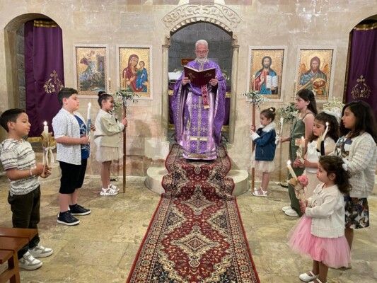 قداديس أحد الشعانين عمت مناطق حاصبيا والعرقوب