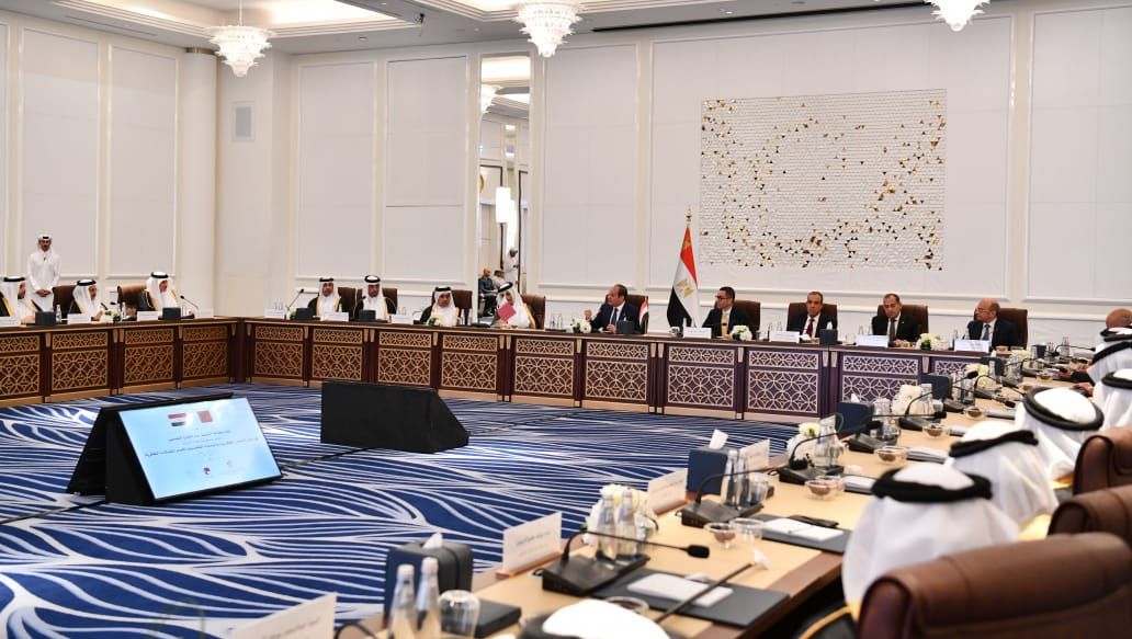 فرص استثمارية متنوعة بمصر.. تفاصيل لقاء الرئيس السيسى بمجتمع الأعمال القطرى