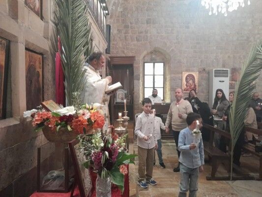 قداديس أحد الشعانين عمت مناطق حاصبيا والعرقوب