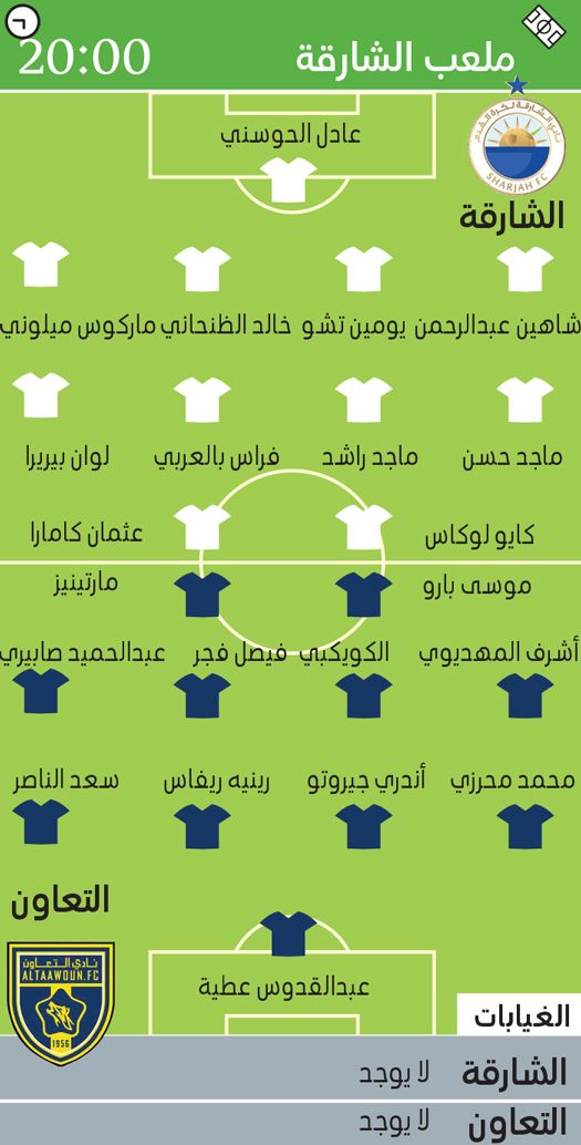 الامارات | «التعاون» طريق الشارقة الوحيد إلى نهائي آسيا