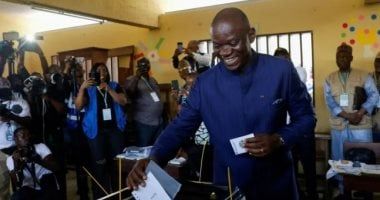 فوز الجنرال بريس أوليجى أنجيما فى الانتخابات الرئاسية بالجابون