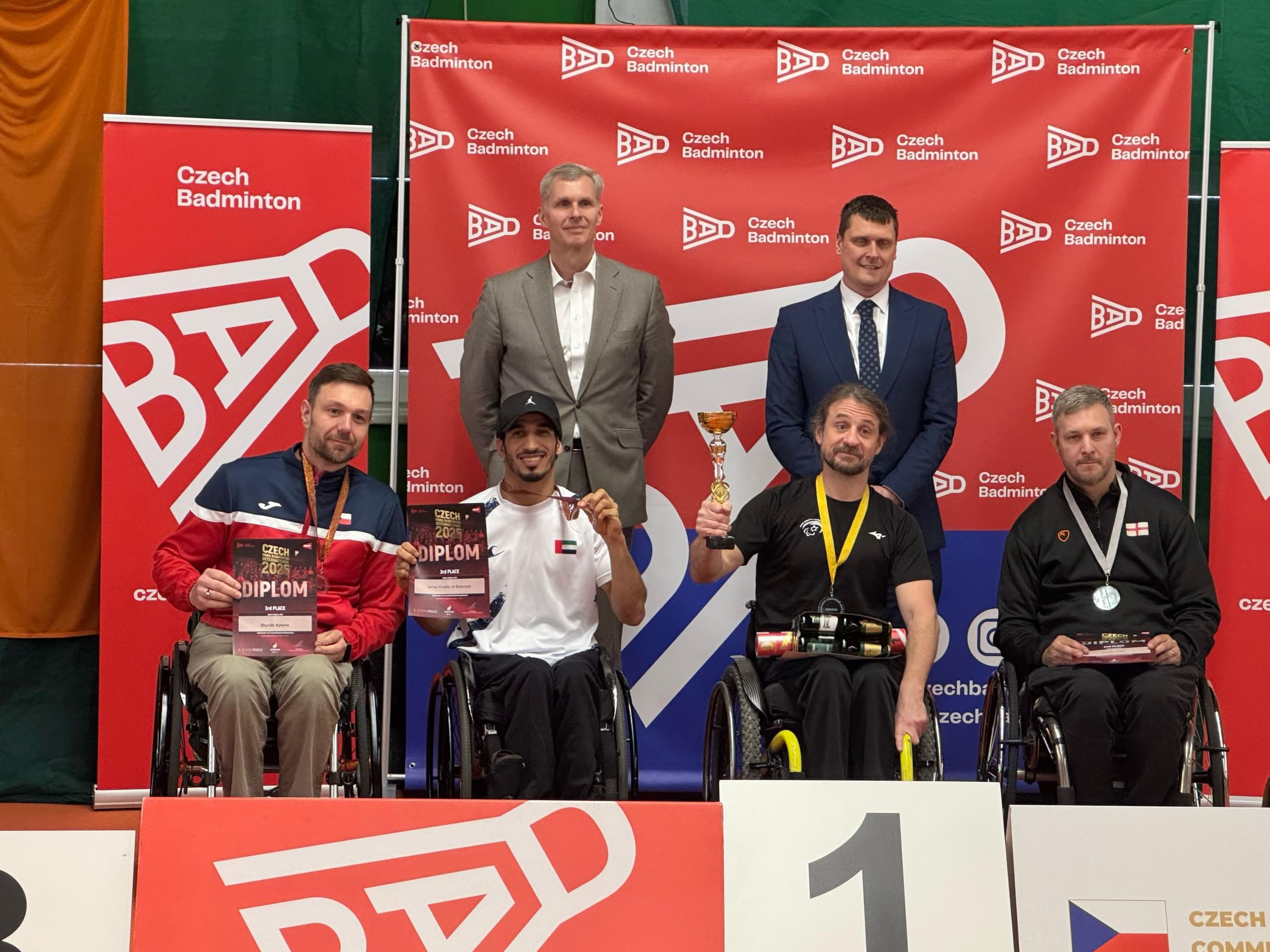 الامارات | البدواوي يهدي الإمارات أول ميدالية دولية في الريشة الطائرة لأصحاب الهمم