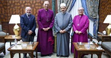 رئيس أساقفة الكنيسة الأسقفية يزور شيخ الأزهر الشريف للاطمئنان على صحته