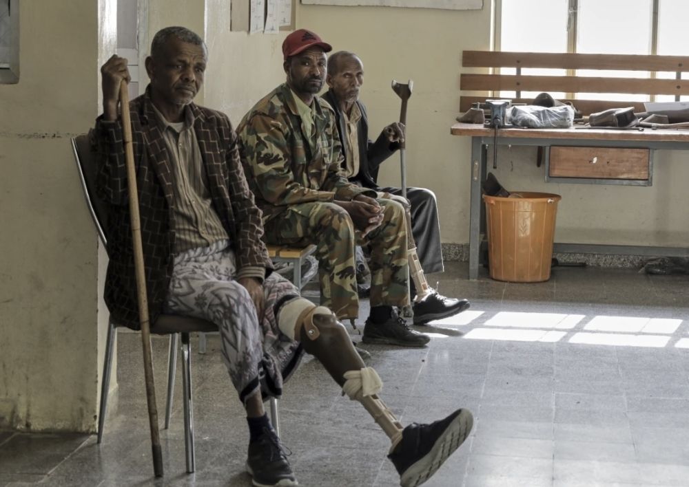 محاربو تيجراي القدامى دون رعاية صحية كافية