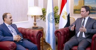 وزير الإعلام اليمني يزور ماسبيرو لبحث التعاون المشترك