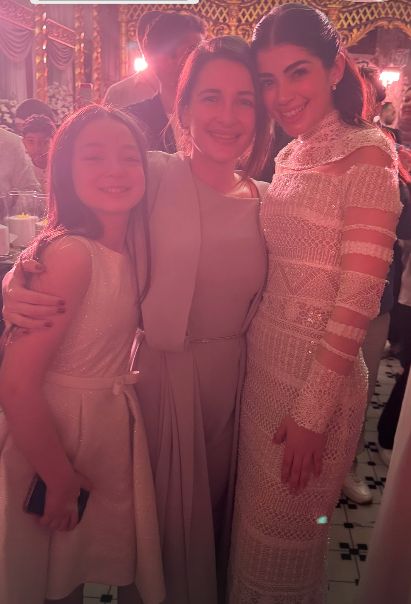 محمد جمعة وعمرو وهبة وأحمد صفوت وشام الذهبي في عقد قران هشام جمال وليلي زاهر