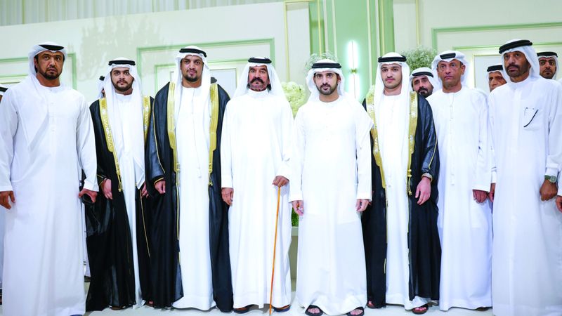 الامارات | حمدان بن محمد وأحمد بن محمد يحضران أفراح بن غدير وملهوف والمقعودي