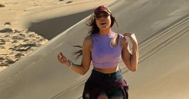 ناهد السباعي تتألق في آخر جلسة تصوير بالصحراء وتتابع تطورات بنات الباشا