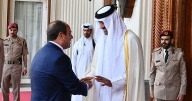 مصر وقطر تؤكدان دعمهما لأى مساعٍ سلمية تهدف إلى خفض التوتر فى المنطقة