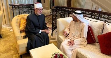 المفتى يبحث مع رئيس المجلس العالمى للمجتمعات المسلمة تعزيز التعاون