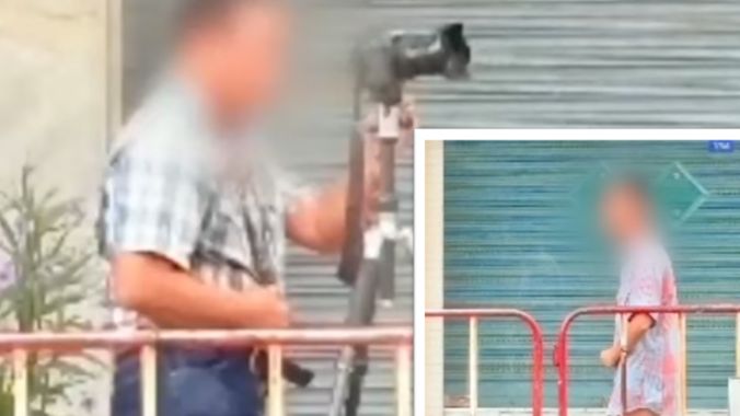 أجنبيان يمارسان الجنس في النهار وأمام مرأى الناس على رصيف في تايلاند (فيديو)