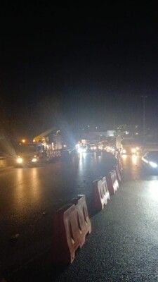 قطع اوتوستراد لحود باتجاه الكرنتينا بسبب اشغال مقابل "سيتي سنتر" وتحويل السير باتجاه العدلية والشيفروليه