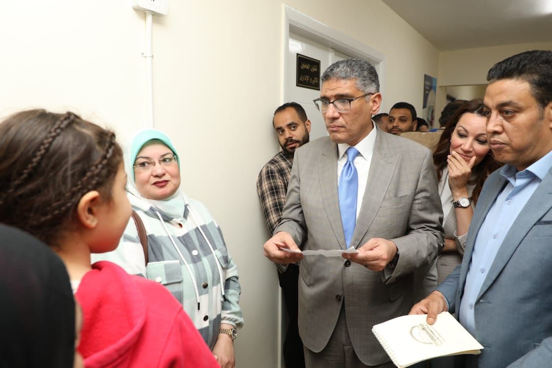 افتتاح وحدة صحية بمساكن روضة السودان فى الدقى