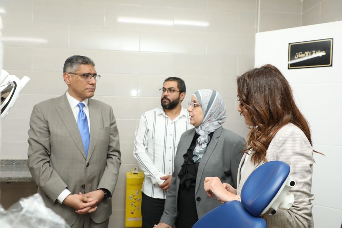 افتتاح وحدة صحية بمساكن روضة السودان فى الدقى