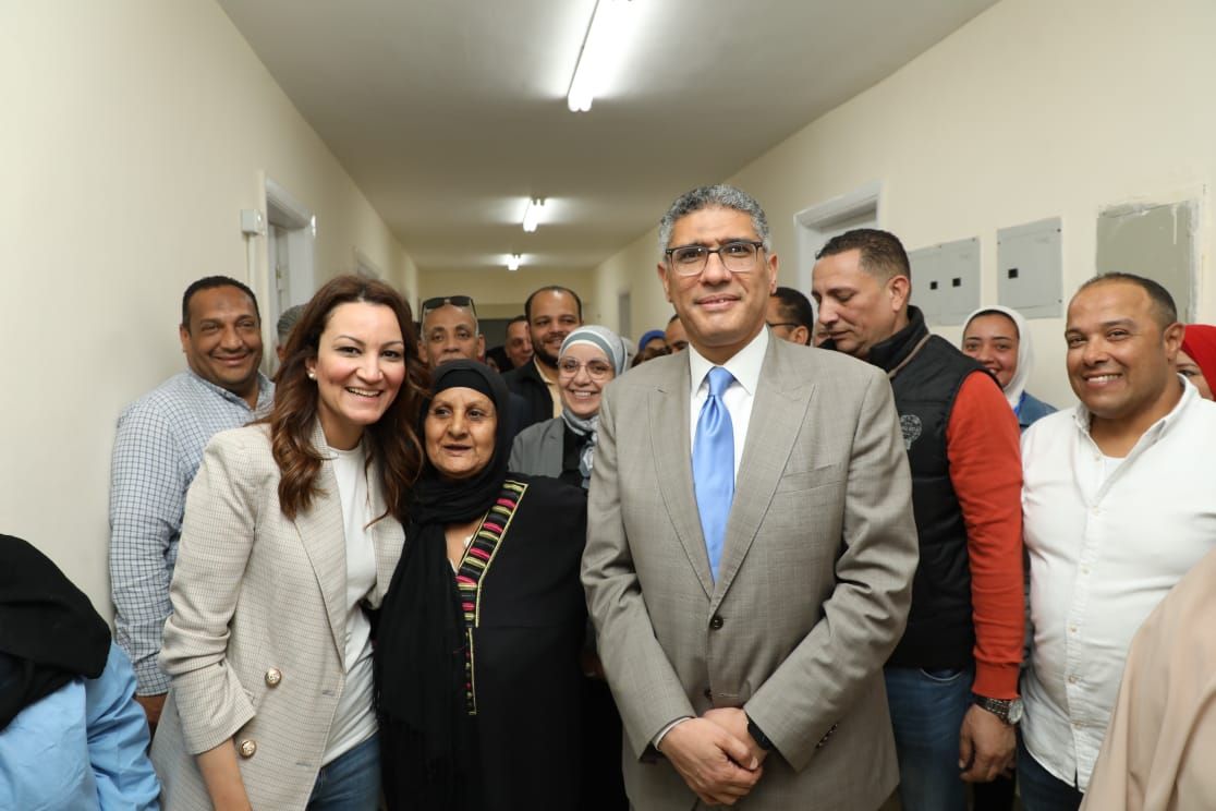 افتتاح وحدة صحية بمساكن روضة السودان فى الدقى