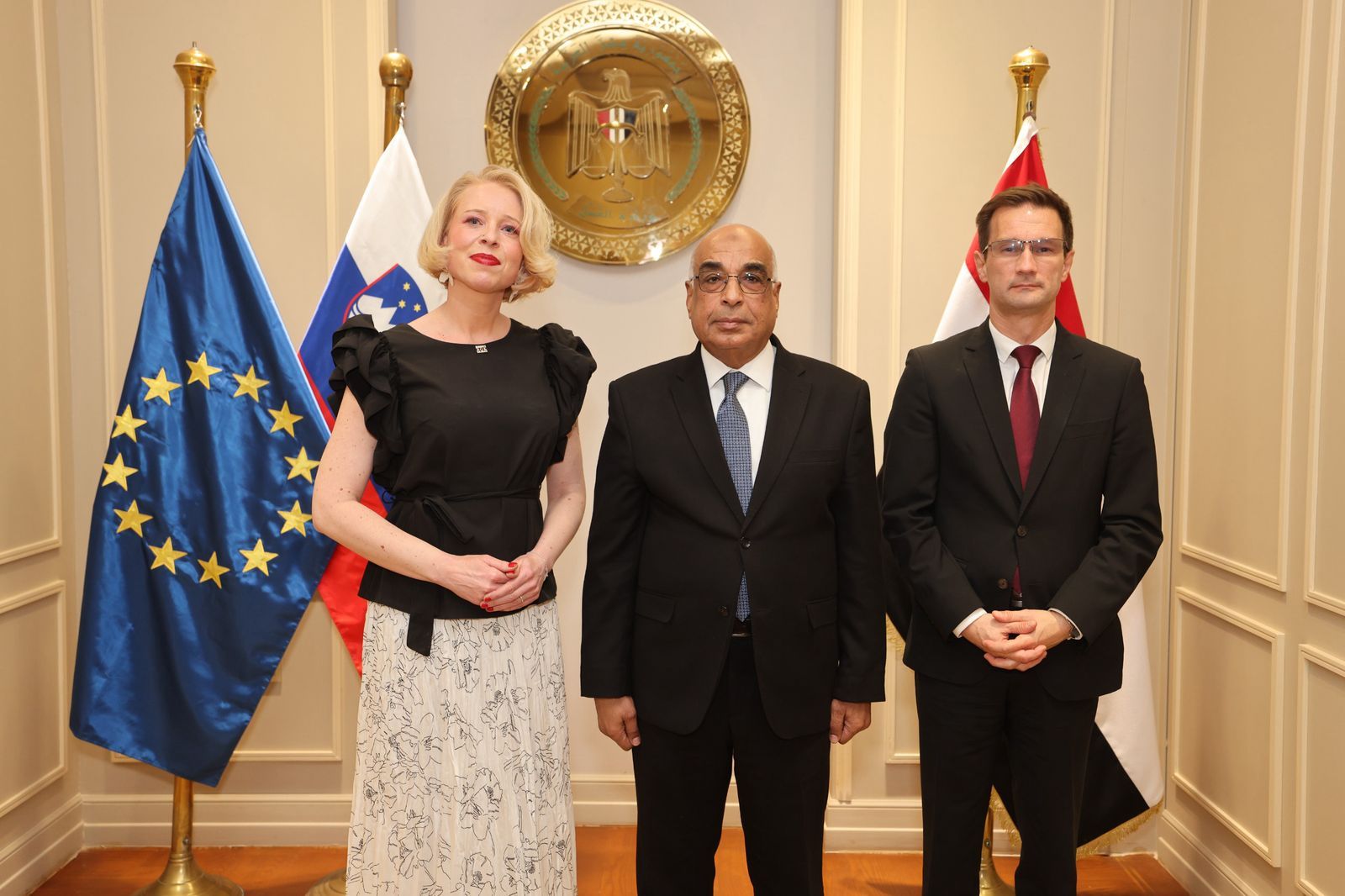 وزير العدل يستقبل رئيسة البرلمان السلوفينى ​لتعزيز التعاون بين البلدين