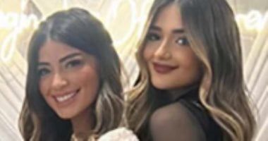 ملك زاهر لشقيقتها بعد كتب الكتاب: أتمنى أن يحيطك الحب كل أيام حياتك