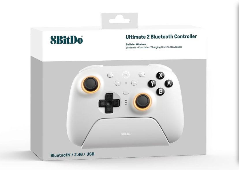 تكنولوجيا: إصدار جديد من ذراع 8BitDo Ultimate 2 يدعم البلوتوث ويتوافق مع Nintendo Switch